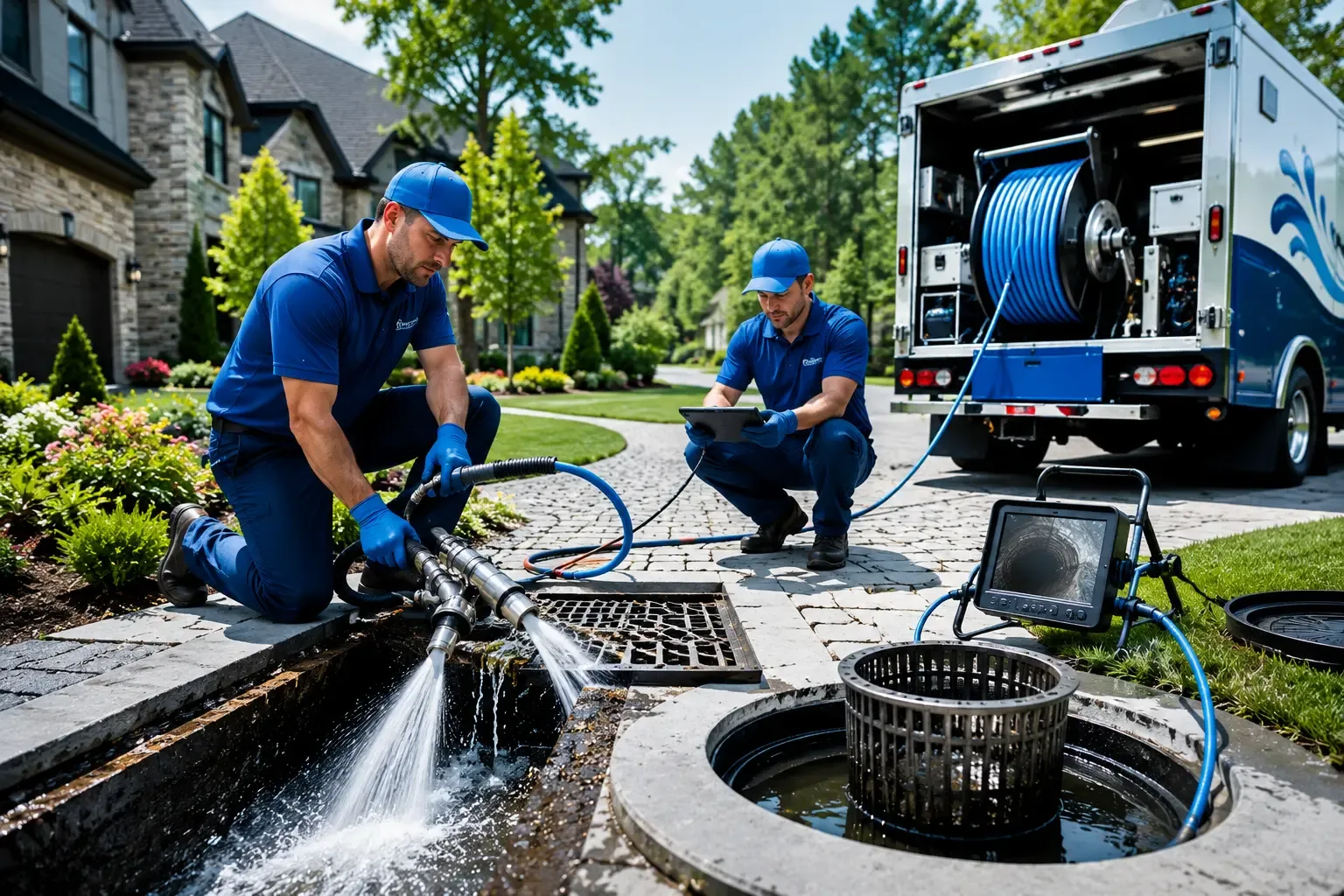 Local outdoor drain cleaning professionals in Stockdale, TX